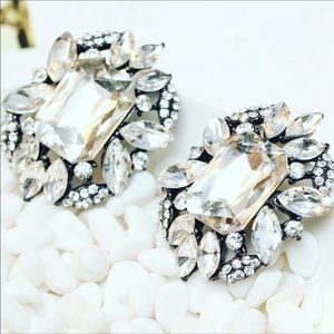Brand New Vintage Inspired Faux Diamond Earrings